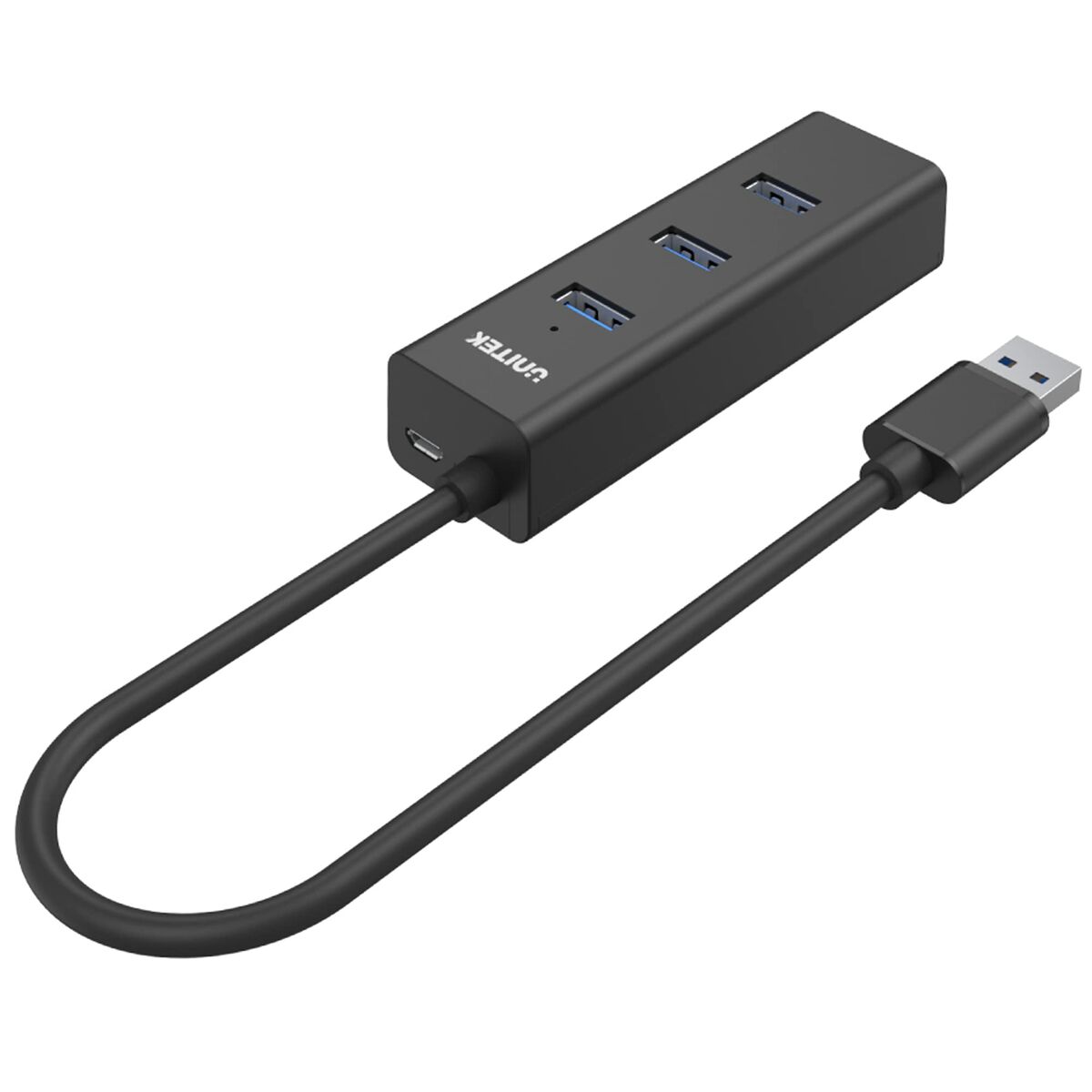 USB Hub 4 Porty Unitek Y-3089 Černý